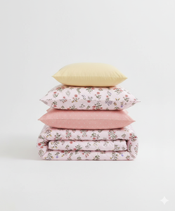 100% Organic Luxury 4PC Floral Modern <b>Twin</b> Bedding Set 300TC Soft Fitted Sheets Cooling - Product Image 5