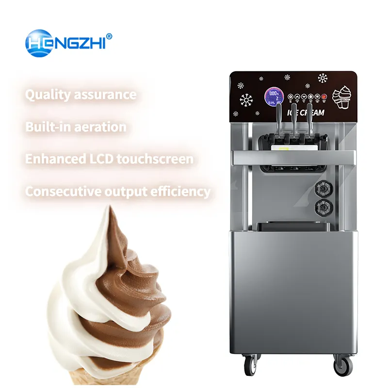 HENGZHI Soft Ice Cream Serve fornitori di gelatiere premiscelate