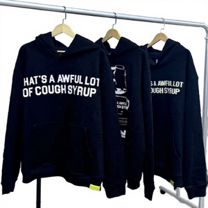 Sweat à capuche unisexe en coton 100% respirant, streetwear d'hiver, hip hop, sérigraphie, poche, fabricants personnalisés - Product Image 4