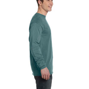 Conception personnalisée 260 GSM tricoté tissu de base coton Flecce manches longues Slim Fit Sweatshirt - Product Image 2