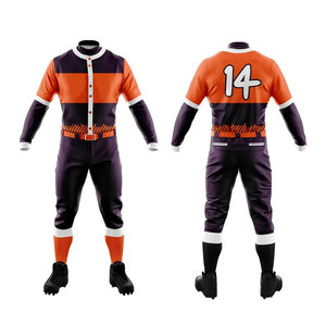 Ropa deportiva de alta calidad para hombre, uniforme de béisbol personalizado para hombre, uniforme de béisbol de último diseño, uniforme bordado impreso personalizado - Product Image 1