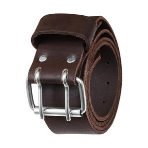 Cinturón de Trabajo de Cuero Granulado Más Vendido, Cinturón de Herramientas de Primera Calidad con Hebilla de Rodillo de Doble Punta para Carpinteros y Electricistas - Product Image 2
