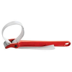 Pince à sangles ROTHENBERGER 300 mm pour tuyaux et raccords jusqu'à 220 mm de diamètre, longueur de sangle 940 mm et largeur de sangle 28 mm - Product Image 1