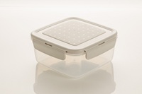 Conteneur de stockage alimentaire en plastique de qualité alimentaire sans BPA, design moderne personnalisé, compatible micro-ondes, pour une utilisation efficace en cuisine