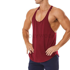 Débardeurs sportifs pour hommes, légers, respirants, à séchage rapide, en tissu coton/polyester, conçus pour l'entraînement - Product Image 3