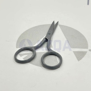 Ciseaux de couture et de broderie industriels en acier inoxydable en gros, ODM, lames multi-usages tranchantes, finition gris intégral - Product Image 6