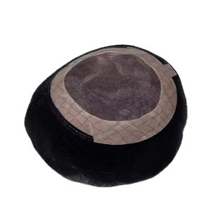 Prótesis capilar de cabello humano con base mono, peluca de cabello humano con base mono, cabello Taz BD - Product Image 5