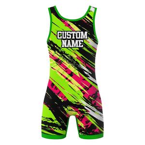 Singlet de Lucha Libre Unisex para Adultos 2025 de Alta Calidad, Divertido, Sublimado, Elástico, Duradero, Ligero y Transpirable - Product Image 2