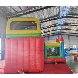 <b>Inflatable</b> Bouncer <b>Slide</b> Combo Thick PVC Material Portable Jumping House Multi Functional Outdoor Kids Blow Up Play Center For - Product Image 3