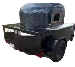 เตาอบพิซซ่าแบบเคลื่อนที่ ยี่ห้อ OEM รุ่นใหม่ แบบสองชั้น ใช้แก๊ส สีดำ 25KW ใช้งานง่าย รับประกัน 3 ปี - Product Image 1