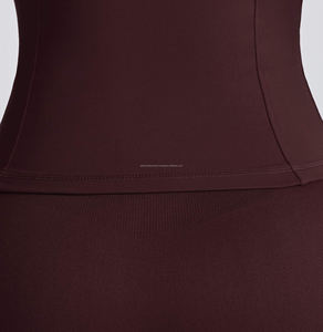 Veste de yoga à fermeture éclair nue pour femmes Running Slim-fit Fitness Wear Veste de sport à fermeture éclair avec logo - Product Image 6