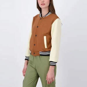 Vestes de survêtement pour femmes en tissu de laine sur mesure au prix d'usine, vestes de survêtement pour femmes à la mode - Product Image 3