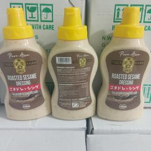 Salsa de aderezo de sésamo tostado de 240g en caja conveniente Embalaje Adultos Sabor seco insípido para almacenamiento de alimentos y bebidas - Product Image 1