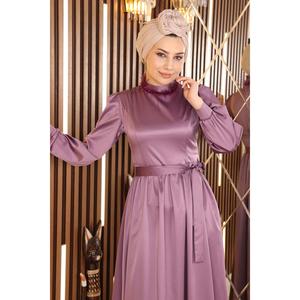 Vestido de Noche Largo con Corte en A y Cintura Natural, Talla XS, para Invitadas de Boda - Product Image 2