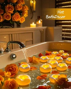 Vela Electrónica Flotante Impermeable y sin Llama TOOWIN para Bodas, Bares Románticos junto a la Piscina e Iluminación Ambiental - Product Image 5