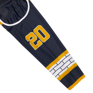 Maillot de hockey sur glace vintage personnalisé pour hommes, manches longues de haute qualité avec motif brodé, service de football disponible OEM - Product Image 6