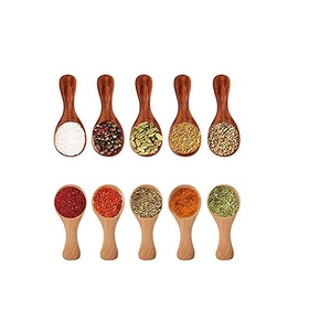 Mini cuchara de madera para sal y caramelo, cuchara medidora de té con pulido de espejo hecho a mano, capacidad de 10ml para obsequios - Product Image 6