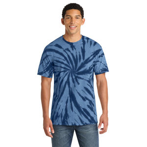 เสื้อยืดลายมัดย้อมแบบเกลียว ผ้าฝ้าย สำหรับผู้ชายและผู้หญิง เสื้อผ้าสตรีทแวร์ฤดูร้อน สวมใส่สบาย มีสไตล์ และปรับแต่งได้ เสื้อยืดสำหรับผู้ชาย - Product Image 1