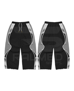 Ensemble de survêtement 2 pièces unisexe : pantalon et veste à capuche, coupe-vent de travail, imperméable, avec empiècements en PU et 100% nylon, imprimé uni - Product Image 4