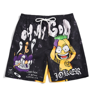 Nouvelle conception hommes pleine Sublimation Logo taille élastique impression Shorts personnalisé Hawaii hommes Shorts de plage court maillot de bain - Product Image 1