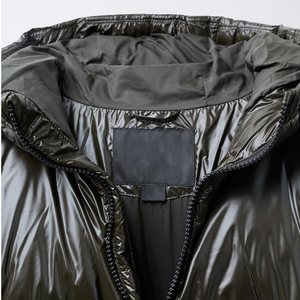 Veste matelassée à capuche chaude et brillante, coupe ample pour l'hiver, vêtements décontractés d'extérieur, pour garçons, avec fermeture éclair, confortable - Product Image 5