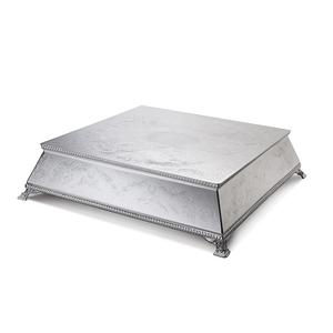 Support à gâteau en métal de style luxueux avec plateau rond, idéal pour les fêtes de fiançailles, les célébrations et comme support à fruits pour les mariages. - Product Image 6