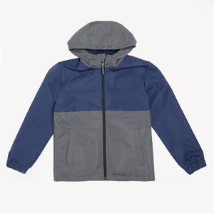 Veste coupe-vent pour homme, légère, imperméable, avec logo personnalisé, pour le sport de plein air, couleur contrastée, coupe-vent - Product Image 1