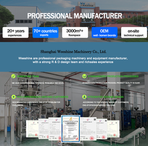 Weeshine 1kg 3kg 5kg 10kg vffs Ice Cube Trọng lượng máy đóng gói túi Máy làm - Product Image 5