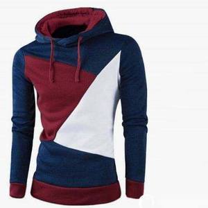 Sweat à capuche imprimé pour homme, coupe classique, 100 % coton molletonné, hiver, différentes couleurs, broderie contrastante, pas cher, haute qualité - Product Image 2