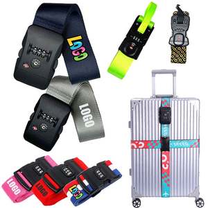 Regalo promocional de <span class=keywords><strong>marketing</strong></span> Premium con contraseña de bloqueo TSA correa de hebilla de etiqueta de equipaje - Product Image 1