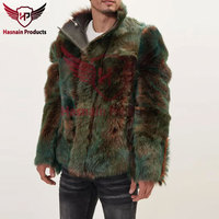 Herren Echtleder Shearling Kapuzenjacke Schwarz Winter Pelzgefütterte Lederjacke Warme Reißverschluss-Luxus-Oberbekleidung