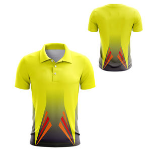 Nouvelle arrivée 2025 Polos sublimés en tissu léger et confortable pour hommes, faciles à porter et confortables avec logo personnalisé - Product Image 3
