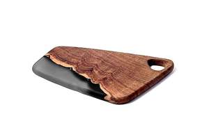 Tabla de cortar de madera fuerte personalizada con el mejor diseño para celebraciones de regalos y exhibición de alimentos disponible a precio mayorista - Product Image 3