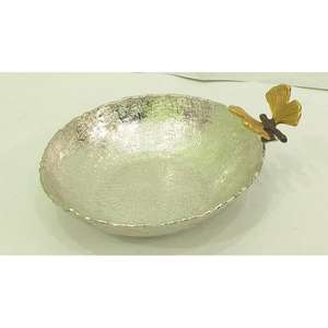 Ensemble de bols de vacances coulé en or papillon Design bol en argent anniversaire de mariage fêtes d'anniversaire bols de service pour la décoration intérieure - Product Image 6