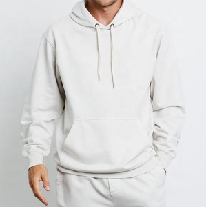 Sweat à capuche personnalisé Streetwear pour hommes S Sweats à capuche imprimés unisexe uni de haute qualité surdimensionné en coton organique silicone décontracté - Product Image 5