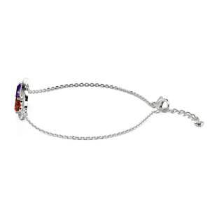Jeulia <b>Infinity</b> Heart Fine Charm <b>Bracelet</b> Engraved Sterling Silver Custom Design - Product Image 2