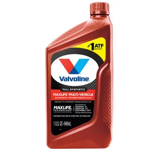Valvoline VV3246 MaxLife Liquide de transmission automatique (ATF) entièrement synthétique pour véhicules multiples 1 QT PAQUET DE 6 - Product Image 1