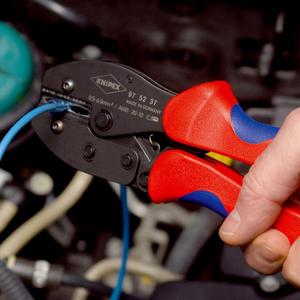 คีมย้ำสายไฟ Knipex PreciForce สำหรับเชื่อมต่อปลอกหุ้มสายไฟแบบหดด้วยความร้อน - Product Image 3