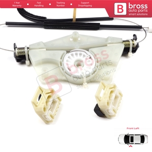 Kit de réparation de lève-vitre BWR125 pour porte avant gauche Toledo MK2 1M2 1998-2004 Leon MK1 1M1 1999-2006 4/5 portes 1M0837461A - Product Image 6