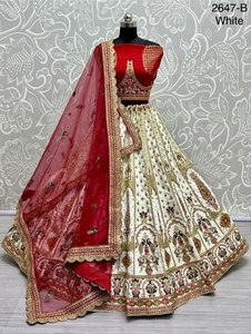 Designer Bridal Lehenga Choli Avec Multi Thread Et Zari Work - Product Image 3