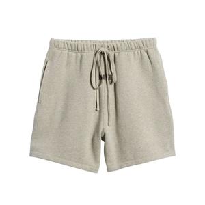 High Street Hombres Casual 100% Algodón Pantalones cortos transpirables Cordón Cintura elástica Bolsillos laterales Sólido Liso teñido Suave Fitness - Product Image 1