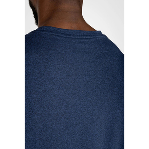 เสื้อยืดคอกลมแขนสั้นผ้าฝ้ายเฮเธอร์สำหรับผู้ชาย TSI-4070 สไตล์ลำลองใส่ได้ทุกวัน เหมาะกับหน้าร้อน สตรีทแวร์ Trackstar OEM แบรนด์ส่วนตัว TSI-G05-P0300 - Product Image 3