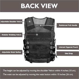 Gilet de transport de plaque solide réglable en toile respirante imperméable conception personnalisable de haute qualité pour la chasse en plein air - Product Image 3