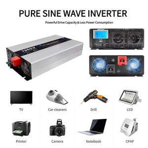 Inversor de Corriente para Auto HOULI, Convertidor de Corriente Continua (CC) 12v 24v 48v 60v a Corriente Alterna (CA) 110v 220v, Inversor Solar de 7000w, Precio de Inversor de CC a CA - Product Image 4