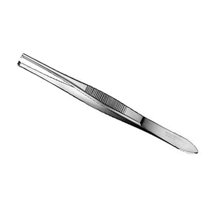 Fórceps de vendaje dental de acero inoxidable reutilizables con pinzas de Punta dentada, instrumentos quirúrgicos manuales de 15cm, fórceps de tejido - Product Image 3