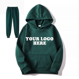 Chándal personalizado de alta calidad de algodón de gran tamaño esencial chándal pesado en blanco chándales 500gsm chándales unisex - Product Image 2