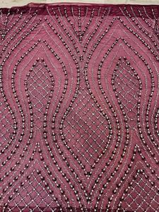 ผ้าเซอร์คอนทอตาข่ายปักงานแต่งงานของเด็กผู้หญิงเสื้อผ้าโพลีเอสเตอร์100% งานแฮนด์เมดสุดหรู - Product Image 2