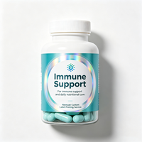 Etiquetas para Botellas de Refuerzo Inmunológico Haoxuan OEM, Adhesivos Impresos con UV Localizado, Resistentes al Agua, para Soluciones de Empaquetado de Suplementos Dietéticos