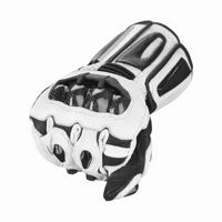 Fabricante directo de fábrica Calidad profesional Personalizar logotipo y diseño Cuero de cabra Guantes de moto totalmente personalizables