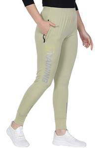 กางเกงวอร์มเข้ารูปสำหรับฤดูร้อนของผู้หญิงระบายอากาศได้ป้องกันการยับพร้อมกระเป๋าหน้าแบนเอวยางยืดสไตล์ลำลอง - Product Image 4